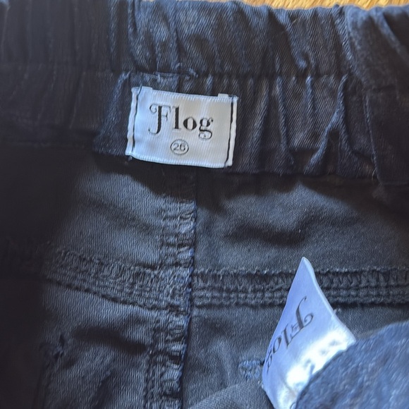 Bevy Flog sz 26 Dark Navy Jogger Pants elastic waist stretch pants - Picture 8 of 11